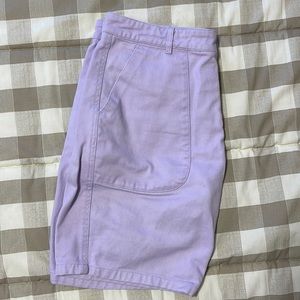 Purple mens shorts